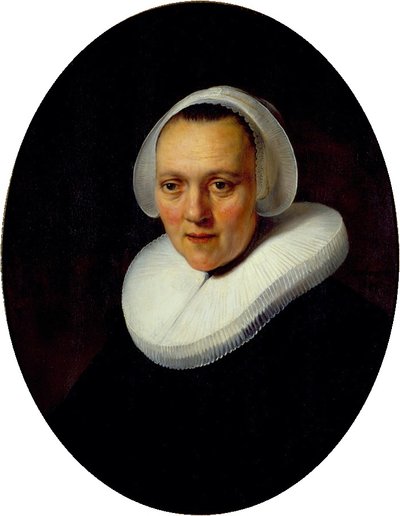 Portrait of a Forty Year Old Woman by Rembrandt van Rijn